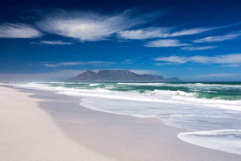 Kapstadt Tafelberg von Strand